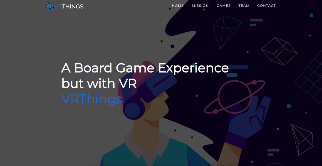 Some example images for VRThings - Board game platform in VR